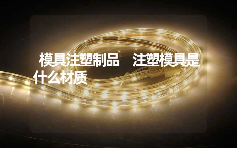 模具注塑制品 注塑模具是什么材质
